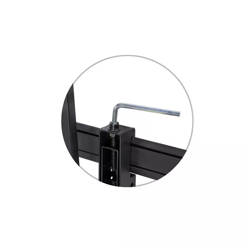 E+P WHS310 supporto TV da parete orientabile per schermi 55-105 pollici fino a 80 kg, nero