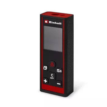Einhell TC-LD 60 R telemetro laser portata 60 m, area, volume, pitagora, IP54, LCD illuminato, Soft Grip, con custodia e batterie 2270082