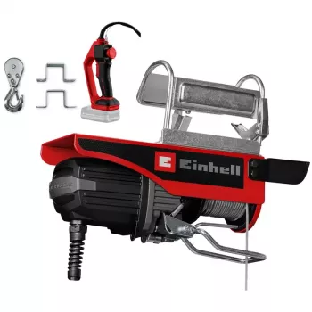 Einhell 2255161 argano a batteria 250/500 kg, 18 V Power X-Change, brushless, fune 12 m
