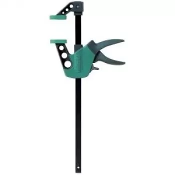 Wolfcraft EHZ Easy 75-500 morsetto a una mano 3023000, apertura 500 mm, sbraccio 75 mm