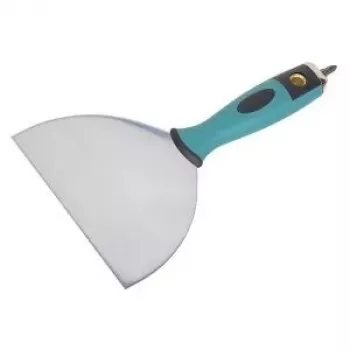 Wolfcraft 4047000 spatola per fughe 255 mm x 150 mm acciaio inox lama flessibile con impugnatura ergonomica