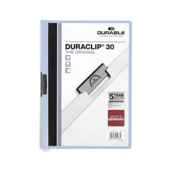 DURABLE Duraclip 2200-06 A4 pinza fermacarte polipropilene blu