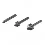 Wolfcraft 2504000 set di svasatori, 3 pezzi, 6/12/16 mm, acciaio per utensili, gambo cilindrico