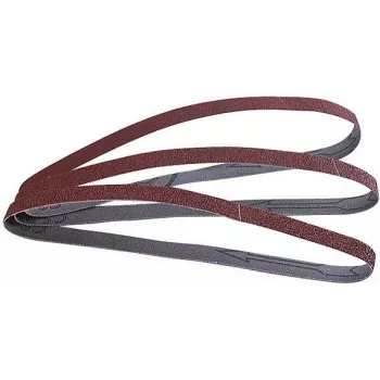 Wolfcraft 1725000 nastro abrasivo grana 80, 457 mm x 13 mm, 3 pezzi