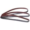 Wolfcraft 1725000 nastro abrasivo grana 80, 457 mm x 13 mm, 3 pezzi