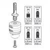 wolfcraft 2640000 Adattatore mandrino SDS-plus 1/2