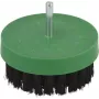 Wolfcraft 2713000 Spazzola lucidante, diametro 80 mm, cotone, gambo 6 mm, 4500 giri/min