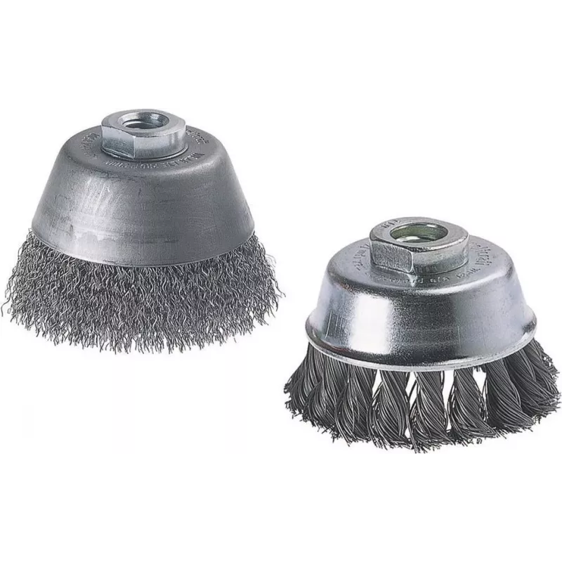 Wolfcraft Spazzola a tazza filo d'acciaio WS M14 Ø 70 mm 2107000