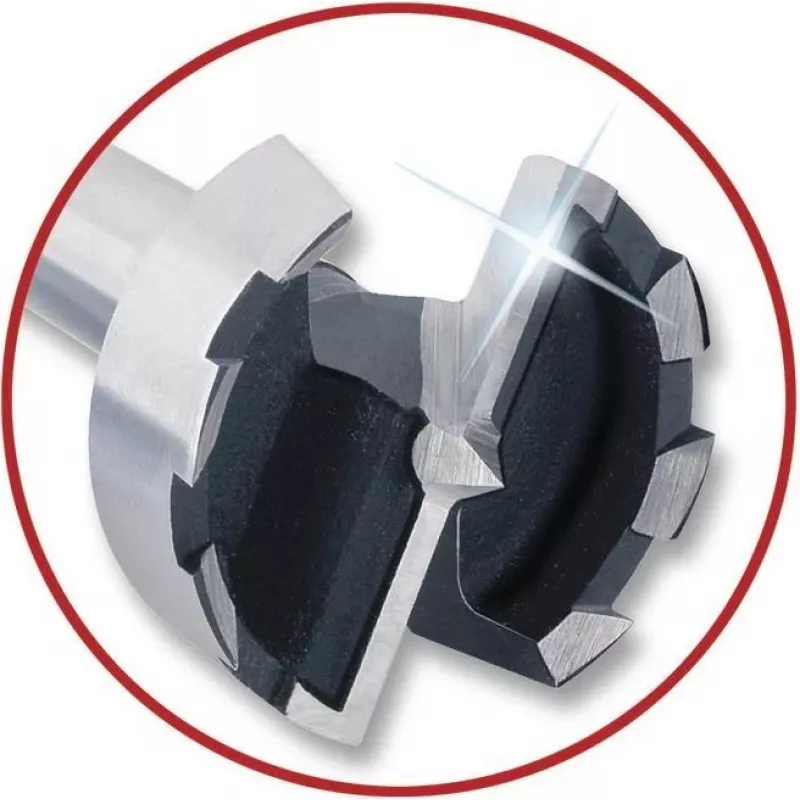 Wolfcraft Punta Forstner diametro 40 mm, lunghezza 90 mm, gambo cilindrico 3325000