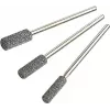 Wolfcraft 2175000 Set punte abrasive in ceramica, 3 pezzi, gambo 2,35 mm