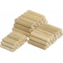 Wolfcraft Tasselli in legno 8 mm x 40 mm, 150 pezzi, faggio, zigrinati, DIN 68150 2907000