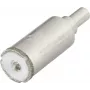 wolfcraft 5924000 Corona diamantata 6 mm per gres porcellanato, granito, piastrelle, acciaio inox