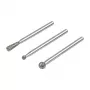 Wolfcraft 5988000 Set punte abrasive diamantate, sfera e cono, 3 pezzi