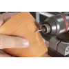 Wolfcraft 5988000 Set punte abrasive diamantate, sfera e cono, 3 pezzi