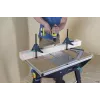 Wolfcraft 3036000 Morsetto per banco da lavoro, apertura 120 mm