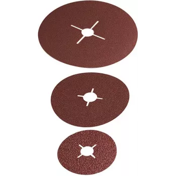 Wolfcraft 2476000 Carta abrasiva per platorelli, non forata, grana 24/40/60/100, 115 mm, 1 set