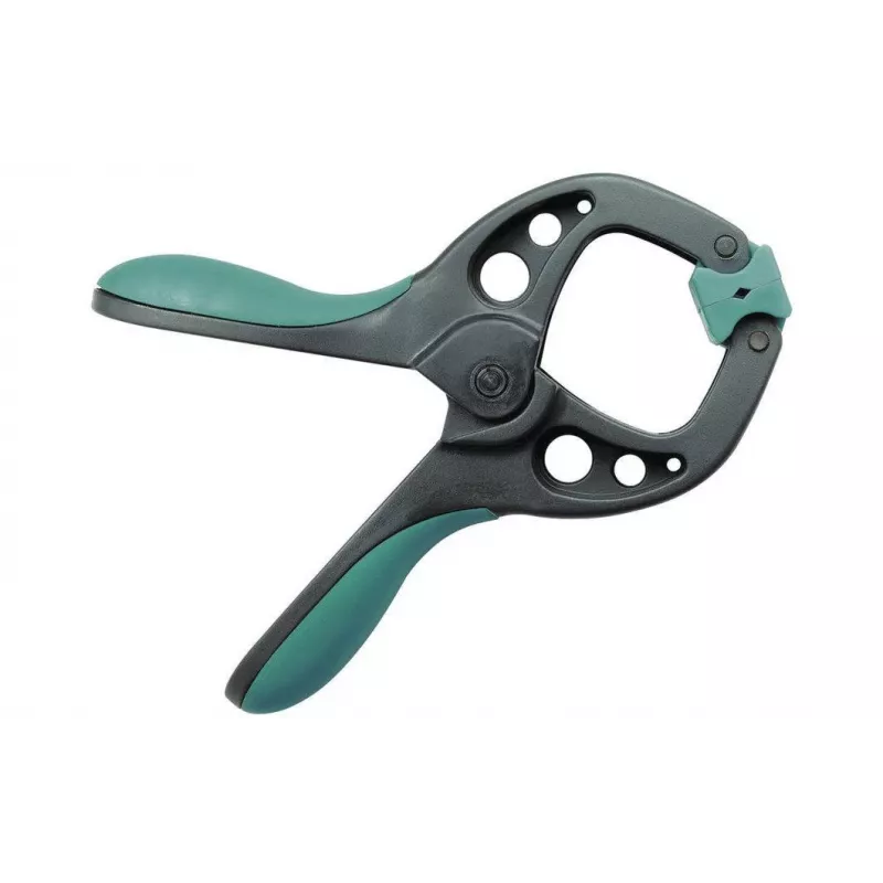 wolfcraft FZ 40 Morsetto a molla 40 mm grigio/turchese 3630000