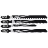 Wolfcraft 8430000 set da 10 lame per seghetto alternativo per legno, gambo a T