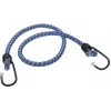 Wolfcraft 3293000 corda elastica 0,5 m x 6 mm, 2 ganci, nero