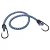 Wolfcraft 3293000 corda elastica 0,5 m x 6 mm, 2 ganci, nero