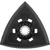 Wolfcraft 4247000 platorello triangolare, 93 mm, velcro, 1 pezzo