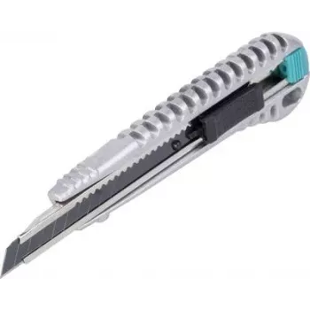 Wolfcraft coltello a lama segmentabile in metallo 9 mm 4305000