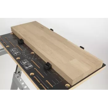 wolfcraft 6172000 Set ganasce per banchi da lavoro Master
