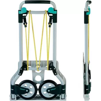wolfcraft TS 600 carrello a mano in alluminio, 70 kg, nero 5505000