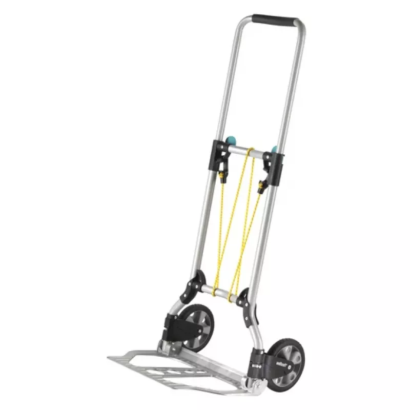 wolfcraft TS 600 carrello a mano in alluminio, 70 kg, nero 5505000