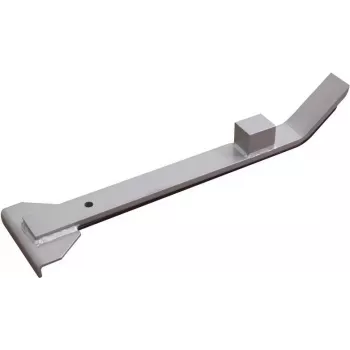 Wolfcraft Zugeisen 6928000 - attrezzo per la posa di pavimenti in laminato e parquet, 350 mm, acciaio con fondo in feltro