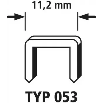 Wolfcraft 2000 punti a dorso largo 2000 pezzi 7026000 dimensioni (L x A) 11,2 mm x 6 mm