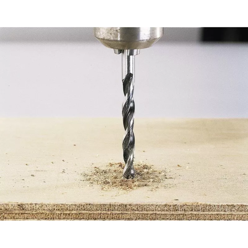 Wolfcraft 7612010 punta per legno 12 mm x 151 mm con gambo cilindrico