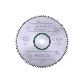 Metabo Multi Cut lama circolare con placchette in metallo duro 315x30mm 96 denti FZ/T 628226000