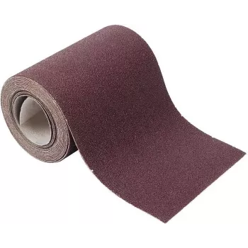 Wolfcraft 1739000 rotolo carta abrasiva velcro, grana 60, 115 mm x 4 m