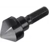 Wolfcraft 2584000 set svasatori conici 3 pezzi 12/16/19 mm acciaio per utensili gambo esagonale 1/4 pollice