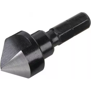 Wolfcraft 2584000 set svasatori conici 3 pezzi 12/16/19 mm acciaio per utensili gambo esagonale 1/4 pollice