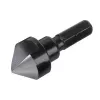 Wolfcraft 2584000 set svasatori conici 3 pezzi 12/16/19 mm acciaio per utensili gambo esagonale 1/4 pollice