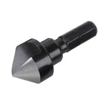 Wolfcraft 2584000 set svasatori conici 3 pezzi 12/16/19 mm acciaio per utensili gambo esagonale 1/4 pollice