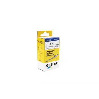 GESIPA PolyGrip® Rivetti ciechi 4,0 x 10,0 mm acciaio/acciaio, 100 pz. 1464884