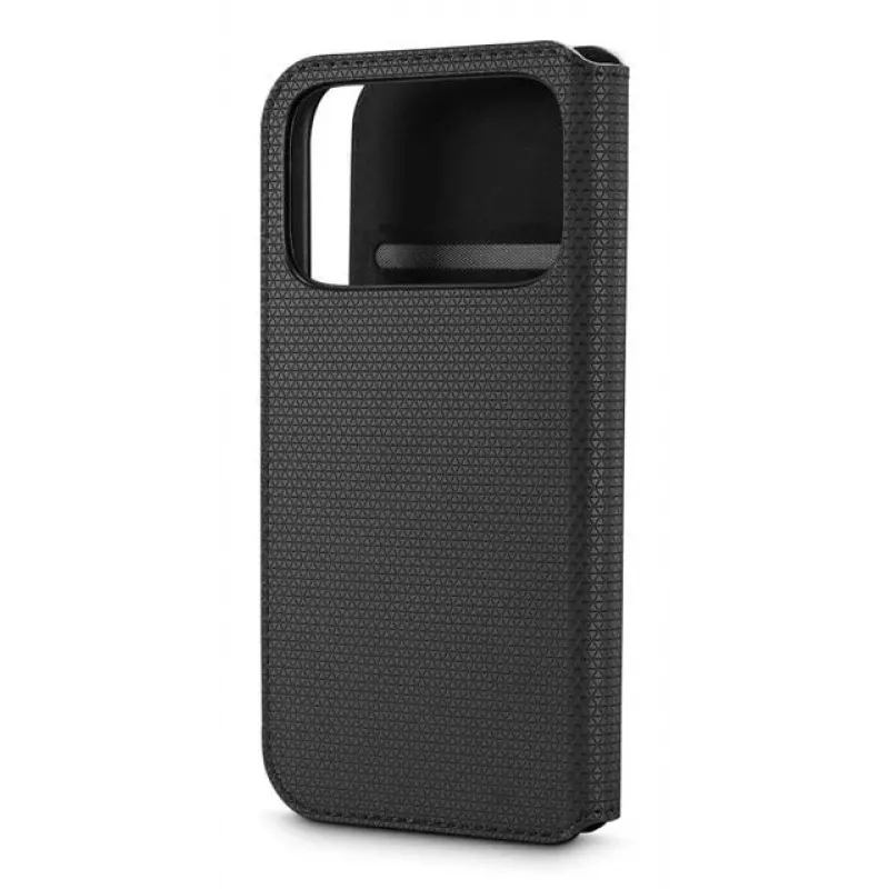 Custodia Black Rock Booklet Slim Folio per Apple iPhone 17 Pro, nero 00080398