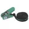 Wolfcraft 3418000 Cinghia di ancoraggio monopezzo con cricchetto, 4 m x 25 mm, LC 90 daN