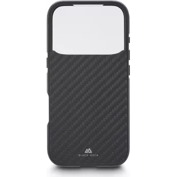 Cover Black Rock 360° vetro per Apple iPhone 17 Pro carbonio vero 00080399
