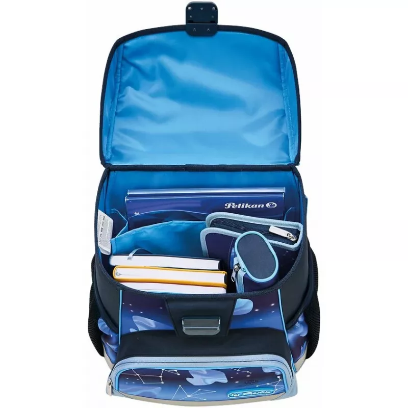 Herlitz Loop Zaino scolastico 6-9 anni, Cosmonaut Cosmo Explorer