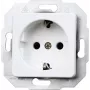 HEINRICH KOPP inserto presa Schuko, 1 modulo, bianco 113613087