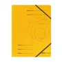 Herlitz easy orga Cartellina A4 con elastici agli angoli, giallo, confezione da 5