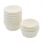 FACKELMANN 21615 pirottini per muffin e cupcake, carta da forno antiaderente, bianco, diametro 5,0 cm, 250 pezzi