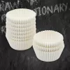 FACKELMANN 21615 pirottini per muffin e cupcake, carta da forno antiaderente, bianco, diametro 5,0 cm, 250 pezzi