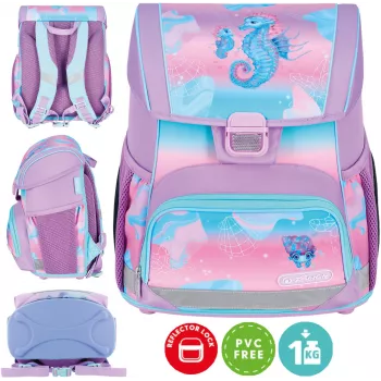 Herlitz zaino scuola Loop 6-9 anni Seahorse Ocean Lights