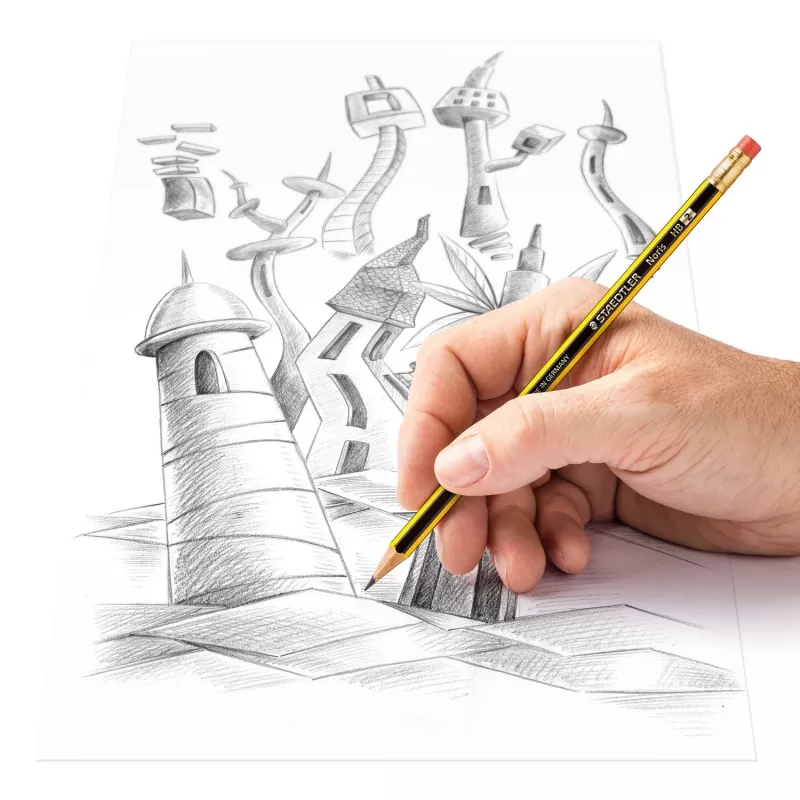 Staedtler Noris HB 122-2 BK10 set matite in grafite, HB, 10 pezzi