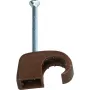 HEINRICH KOPP clip fermacavo con chiodo, diametro fascio 7-11 mm, marrone, 50 pezzi 342706082